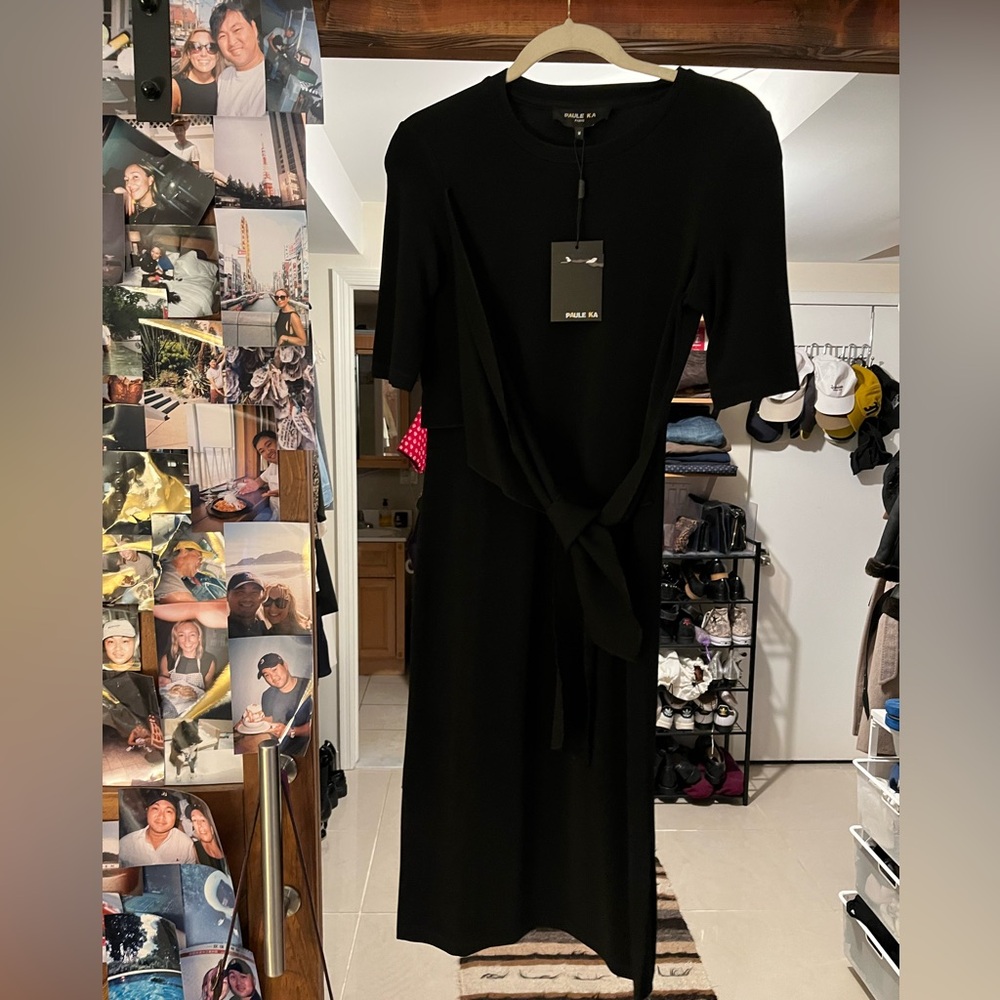 Paule Ka black dress